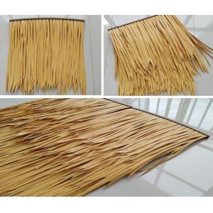 Buy cheap Polyethylene Irregular Thatch Shape Bent Tiles for Hotel Roofing from wholesalers