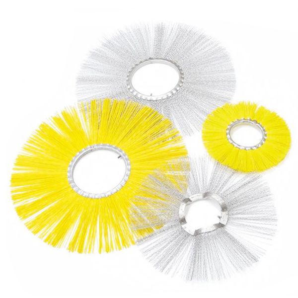 Quality 1.5mm Thickness Steelwire Convoluted Microfiber Sweeper Roller Brush for sale