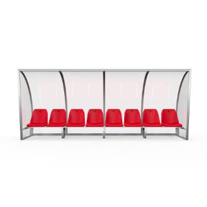 Buy cheap 4 Seats Substitute Outdoor Stadium Seating With EN12727 Certificate from wholesalers
