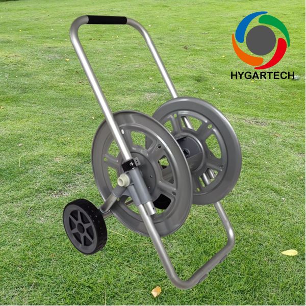 Buy cheap Heavy-Duty Metal Trolley Hose Reel Cart For 1/2"x 30m Hose for Gardening from wholesalers