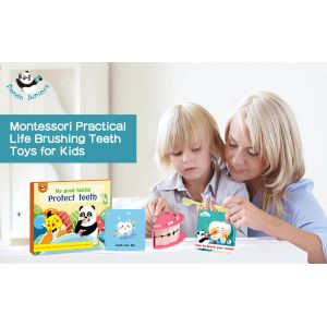 Buy cheap CPSIA Panda Juniors Preschool Educational Toys For Tooth Care Learning from wholesalers