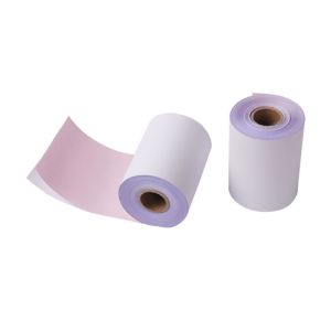 Buy cheap 70gsm ATM 120um 80x80x12mm Pink Thermal Receipt  Paper Rolls from wholesalers