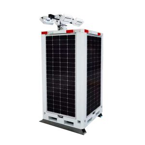 Buy cheap Cube Off Grid Solar System Tower Solar Light Tower With 4*230 Solar Panels For USA from wholesalers