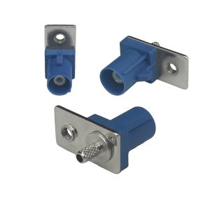 Buy cheap FAKRA PCB Connector Blue Color C Code Fakra Smb Connectors For Car Gps Antenna from wholesalers