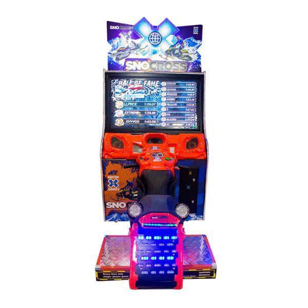 fashion appearance motor snow cross motorcycle arcade coin operated car racing game machine for kids
