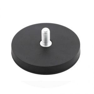 Buy cheap OEM ODM Rubber Coated Pot Magnet Customized Size Erosion Resistant from wholesalers