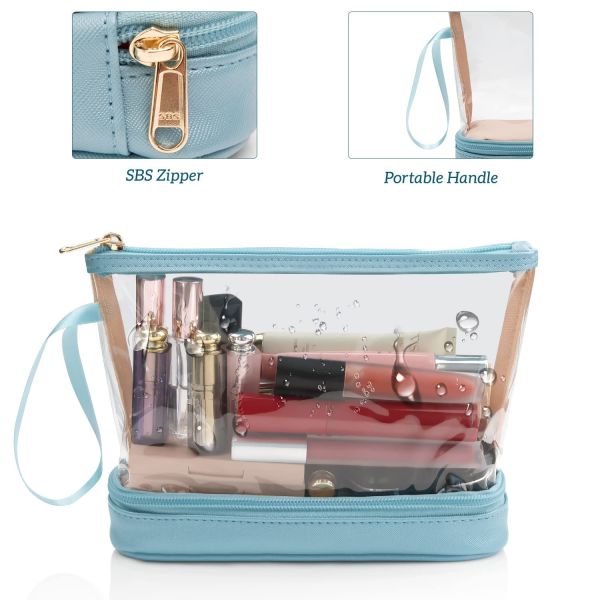 Quality High Quality Waterproof Cosmetic Bag Toiletry Bags With Zipper for sale