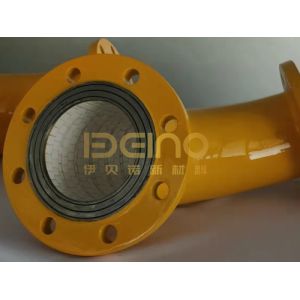Buy cheap Light Weight Ceramic Lined Elbows Ceramic Lining Pipe With Smooth Inner Wall from wholesalers