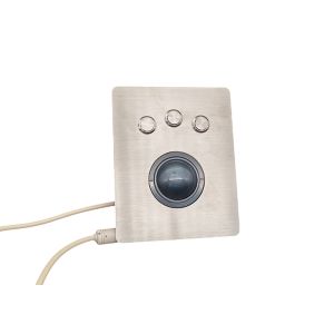 Buy cheap IP65 50mm large trackball pointing device with stainless steel panel and 3 mouse product