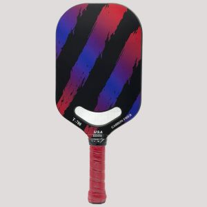 Buy cheap Red Design Air Dynamics Pickleball Paddle 16mm Carbon Fiber Honeycomb Core Thermoformed Frameless Advanced Pickleball Padddle from wholesalers