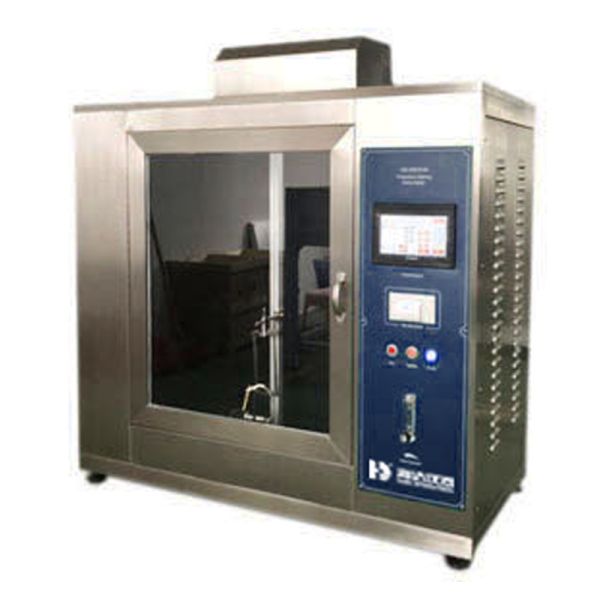 Vertical Flame Spread Testing Equipment For Textiles With Horizontal Burner