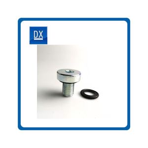 Buy cheap Inner Hex Steel Oil Plug With Rubber Washer White Zinc from wholesalers
