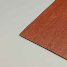Buy cheap 3mm Scratch-resistant Dark Red Aluminum Wood Finish Wood Grain Acm Panels  Pvdf Coating Composite Panels from wholesalers
