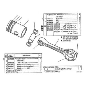 Buy cheap 1N-3601 Ring 1N3601 Piston Ring Group Engine 9T-7761 Cylinder Liner 9T7761 Piston from wholesalers