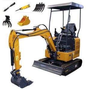 Buy cheap High Digging Power 1 Ton 2 Ton Mini Micro Crawler Excavator from wholesalers