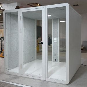 Buy cheap Large Indoor Office Pod Fully Enclosed Meeting Room Booths Extendable For 6 - 8 Person from wholesalers