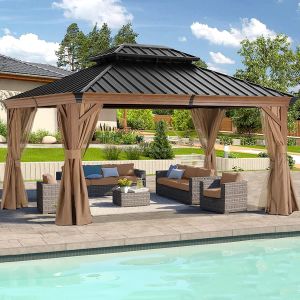 Buy cheap Elegant Metal Roof Gazebo: Modern Design Meets Storm-Resilience from wholesalers