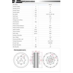 Buy cheap Faradyi Factory 24V 48V High Quality Cheap Price Motor With Slip Ring And Encoder For Robot Arm Joint Hub Motor from wholesalers