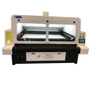 Buy cheap Custom Textile Laser Cutting Machine , High Precision Fabric Laser Cutter from wholesalers