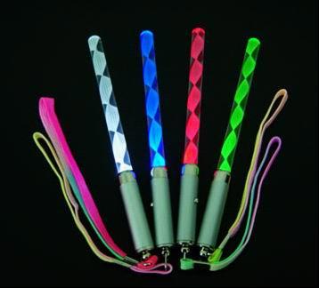Quality PS Plastic Customized Gift Flashing Stick, Flashing Light Stick for sale