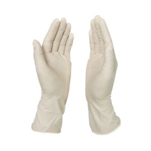Buy cheap Sterile Disposable Medical Gloves / Disposable Surgical Rubber Gloves Smooth Surface product