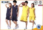 Custom Youth Basketball Uniforms 100% Polyester Dry Fit Basketball Sportswear
