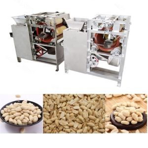Rolling Peeling Nut Roasting Machine No Pollution Nut Shelling Machine