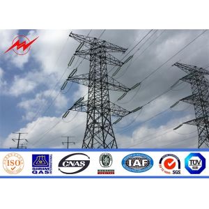 Buy cheap Galvanization Single Circuit Steel Electrical Power Pole For Transmission from wholesalers