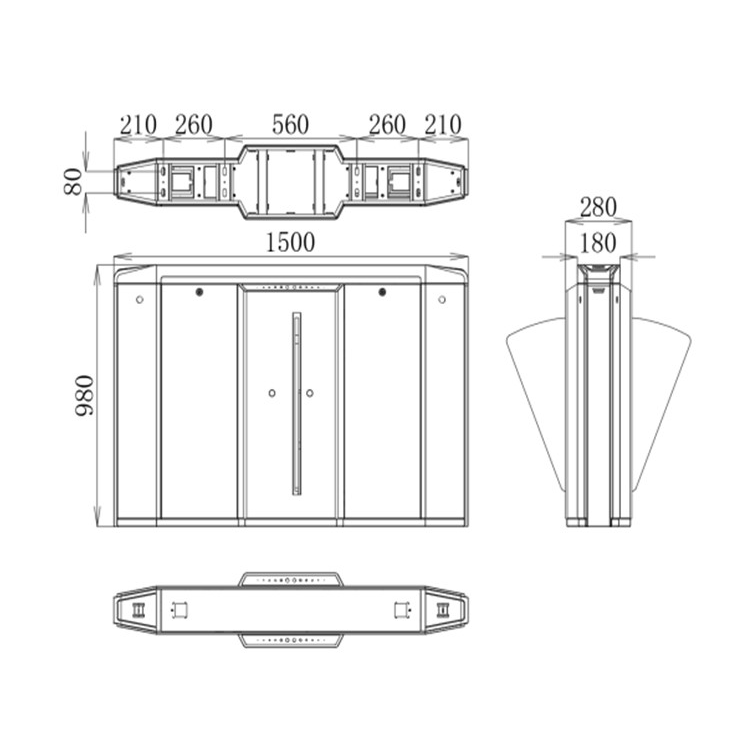 Buy cheap Versatile Flap Barrier Turnstile for Various Public and Commercial Applications from wholesalers