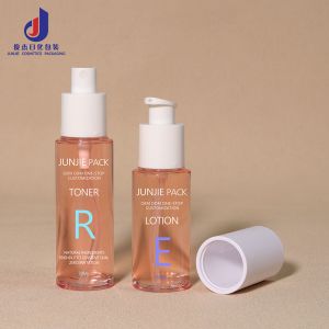 Buy cheap Modern Design Custom PET Perfume Toner 50ml 80ml 100ml 150ml 180ml Spray Lotion Bottle Luxury Plastic Cosmetic Packaging from wholesalers