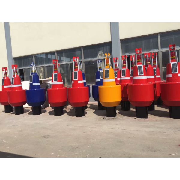 Buy cheap Impact Resistant Polyethylene Buoy With Solar Power Lantern Focal Plane 1550mm from wholesalers