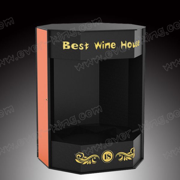 Customized Colors Wine Gift Box With Paper Handle