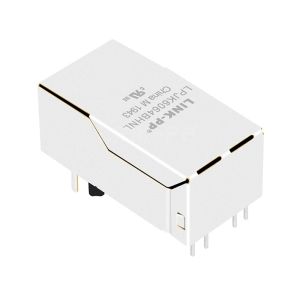 LPJK6064BHNL 100/1000 Base-T Tab Up Green/Yellow Led Single Port POE+ RJ45