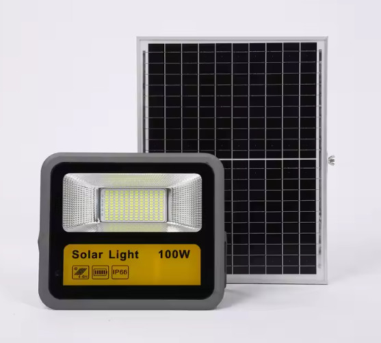 Quality 60W 100W 200W Solar Led Flood Lights IP67 6000K High Bright 196 LEDS Garden Solar Lights for sale