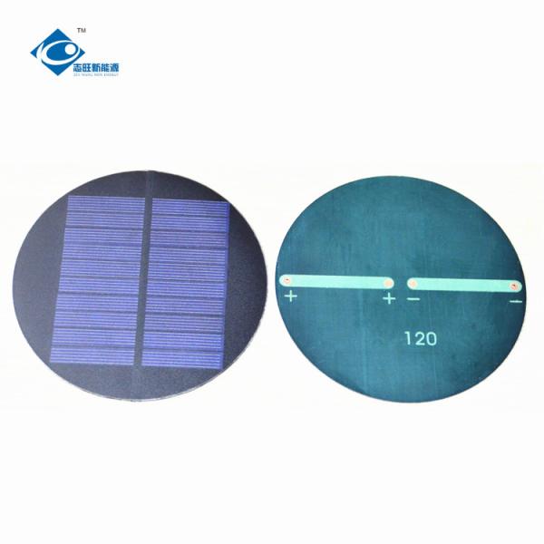 Quality ZW-Dia120 Solar Panel With Battery 0.7W Foldable Transparent Solar Power Panel 6V for sale