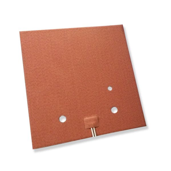 Quality 1mm Silicone Heater Pad 200 Degree , 24v Silicone Rubber Heating Mat for sale