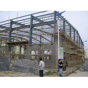 China Durable Industrial Steel Building with AWS D1.1 Welding Standard 100-275g/m2 Zinc Coating and 50+ Years Lifetime on sale