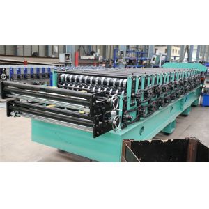High Speed Double Layer Roll Forming Machine Steel And Galvanized Material