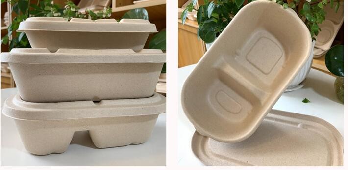 Buy cheap 700ml Single And Double Compartment Takeaway Packaging Disposable Lunch Box from wholesalers