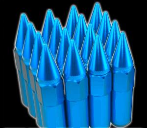 Buy cheap 60mm Tuner Racing Lug Nuts 14x1.5 For Wheels / Rim , Blue Extended Lug Nuts product