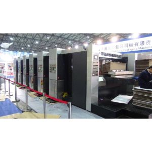 China Vaccm adsorptive high speed flexo printing slotting dying oil-coating machine on sale