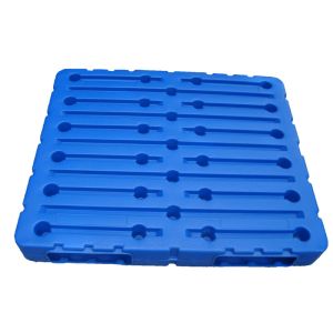 Buy cheap Four Entry Industrial Plastic Pallet Portable Rackable Plastic Pallets from wholesalers
