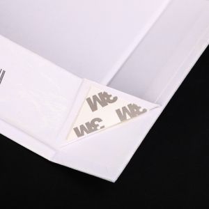 Foldable Cardboard window magnetic wine gin bottle box with Tab