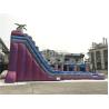 Buy cheap Colorful Commercial Cartoon Inflatable Water Slides With Pool Large Water Slide Rentals from wholesalers