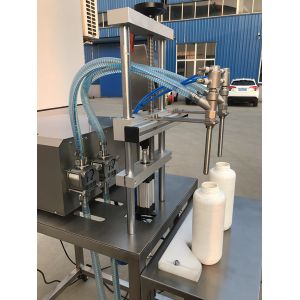 Buy cheap 2 Head Tabletop Liquid Filling Machine from wholesalers