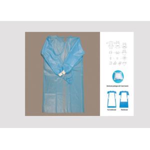 Buy cheap Reinforced Disposable Isolation Gowns Anti Bacterial Prevent Cross - Infection from wholesalers