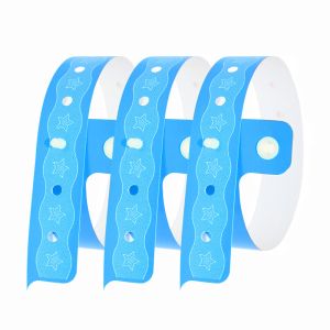 Customized/PANTONE/neon Color L Shape PVC Wristbands Modern Style