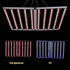 Buy cheap Three Channel 1000W LED Grow Light Dimmable Full Spectrum With Max 5x5ft Coverage Grow Lights For Vertical Gardens from wholesalers