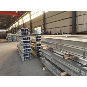 Buy cheap Q235B S355JR Metal Galvanized Steel H Beam Posts Hot Dip from wholesalers