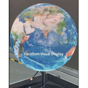 Customized LED Ball Display sphere screen With 16bit Gray Scale For Exhibitions